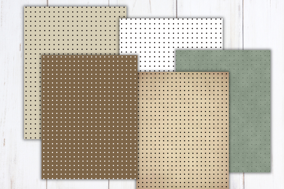 Vintage graph paper textures,, a Texture Illustration by Shabbypaperboutique (Photo 4 of 6)
