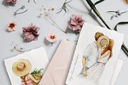 MIDSUMMER watercolor collection, a Person Illustration by long summer (Thumbnail 5 of 15)