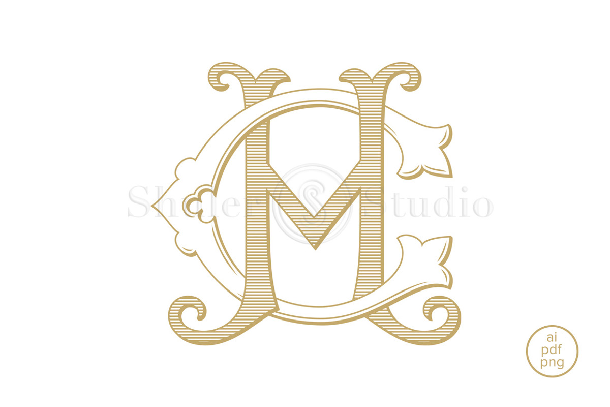 CH Monogram HC Monogram, an Illustration by Shuler Studio (Photo 2 of 6)