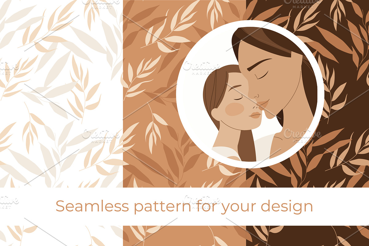 Endless Love – Mother & Child Greeti, a Person Illustration by VasilkovS (Photo 7 of 7)