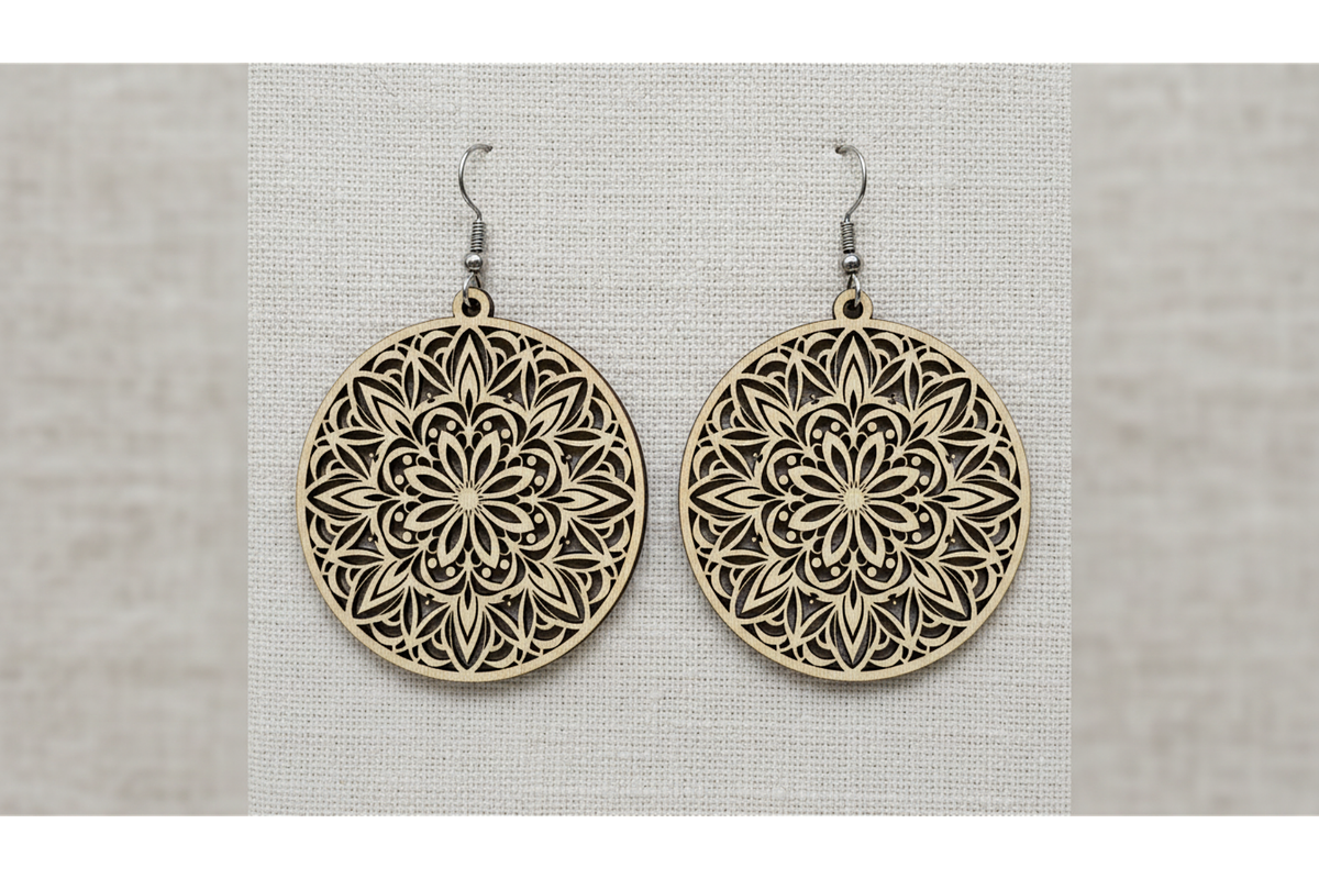 Floral Charm Earring Files, a Graphic by hafijul (Photo 7 of 11)