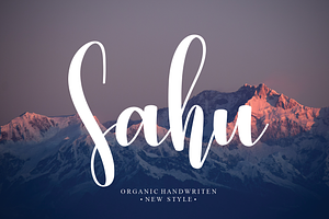 Sahu Script Font