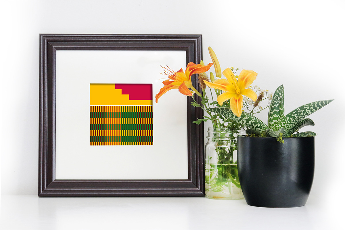 Square (Brown) Frame Mockup, a Print Template by ByGiftyJane (Photo 1 of 2)