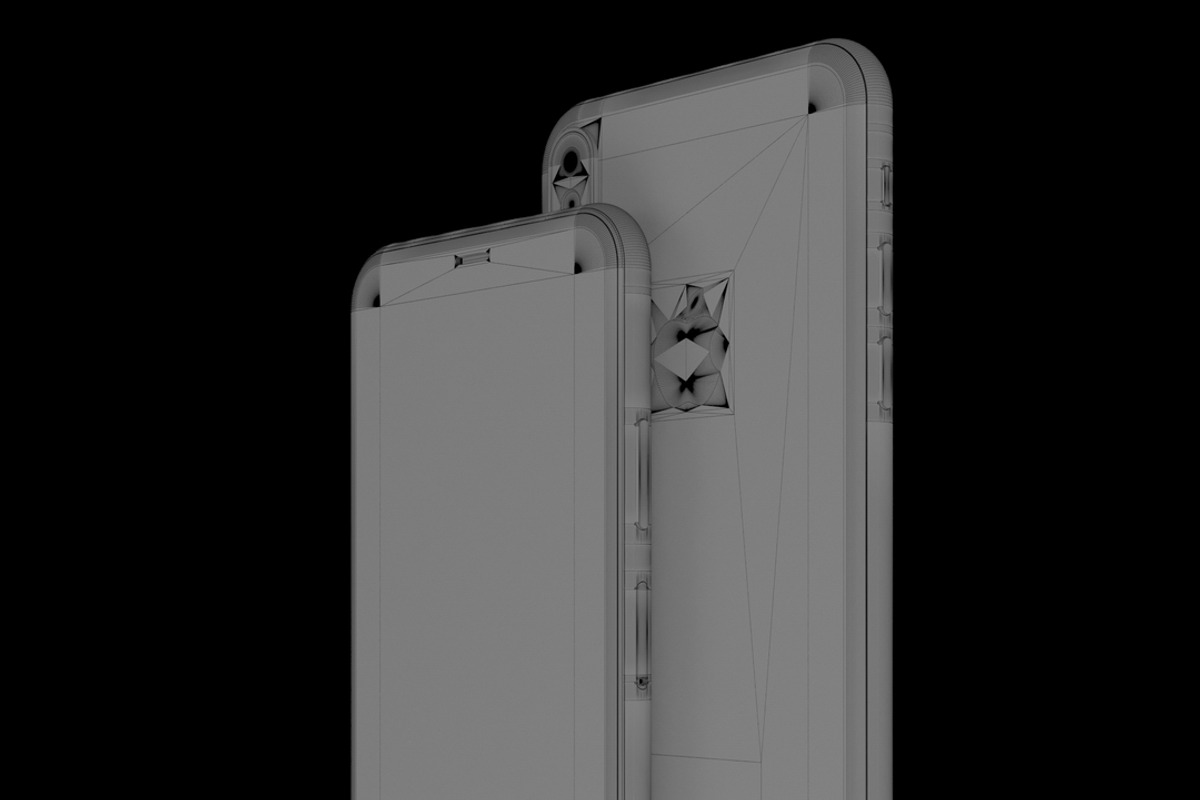 Apple iPhone X Silver and Space Gray, an Object 3D Model by 3D Models by Obshansky (Photo 13 of 16)
