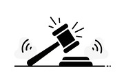 Justice Gavel Silhouette Bundle, a Graphic by hafijul (Thumbnail 14 of 14)