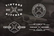 20 Vintage Kitchen Logos, a Branding & Logo Template by MusiqueDesigns (Thumbnail 5 of 5)