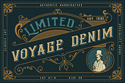 American Whiskey, a Serif Font by Burntilldead (Thumbnail 3 of 7)