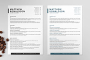 Resume/CV Template IX, a Resume Template by Print Forge (Thumbnail 2 of 3)