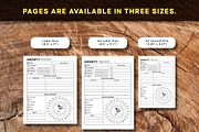 Anxiety Tracker | Mental Health, a Stationery Template by Graphicsnext (Thumbnail 3 of 3)