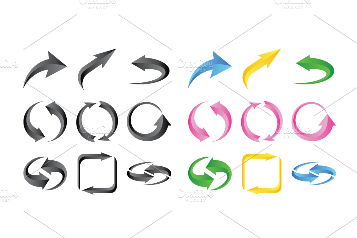 Arrows Icons Set Collections, an Icon by Vectorchoice (Photo 2 of 4)