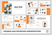 Orange Multipurpose Google Slides, a Presentation Template by Premast (Thumbnail 1 of 4)