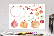 70% OFF watercolor clipart bundle, an Illustration by Pinkinks (Thumbnail 2 of 9)