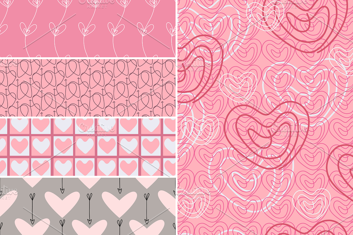 Its Love Season Vector Pattern, a Pattern Graphic by ItsReksita Pattern (Photo 2 of 9)