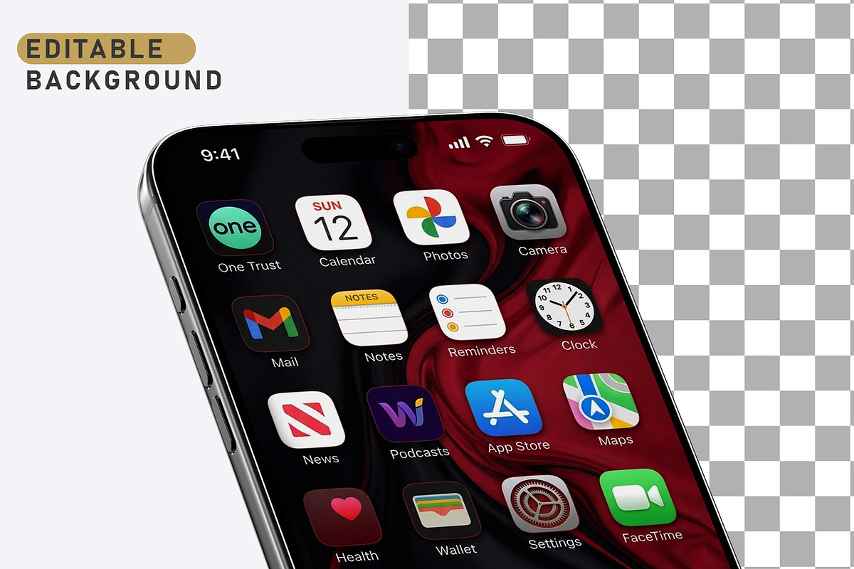 iPhone 17 Pro Max Close-up Mockup, an iPhone Mockup by pixelmock (Photo 4 of 22)
