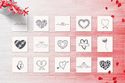 150 Hand Drawn Elements -Wedding-, a Decorative Illustration by Michael Rayback Design (Thumbnail 6 of 11)