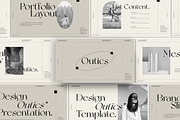 Outics Keynote Presentation, a Presentation Template by slidenotion (Thumbnail 1 of 8)