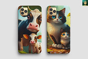Mother and Baby Animal Art Prints, an Animal Illustration by pixaroma (Thumbnail 11 of 15)