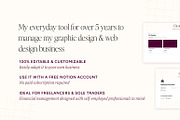 Freelance Business Notion Template, an App Template by MargauxQuercy (Thumbnail 9 of 9)