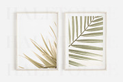 Thin Wooden Frame Mockup Bundle, a Mockup by HALFTOUNE (Thumbnail 6 of 12)