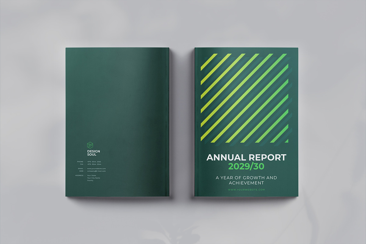 Corporate Annual Report Template, a Brochure Template by Designsoul14 (Photo 13 of 13)
