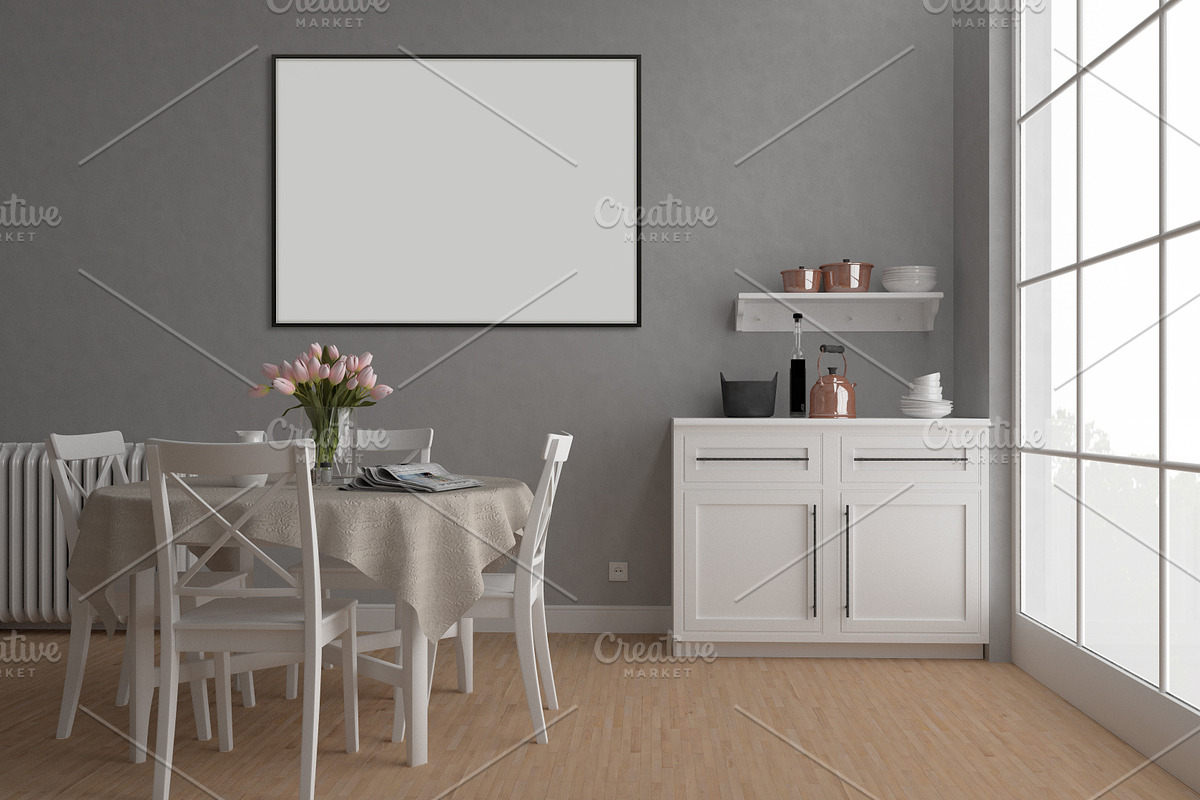 Interior mockup - vintage kitchen, an Architecture Photo by Hunny Badger (Photo 4 of 9)