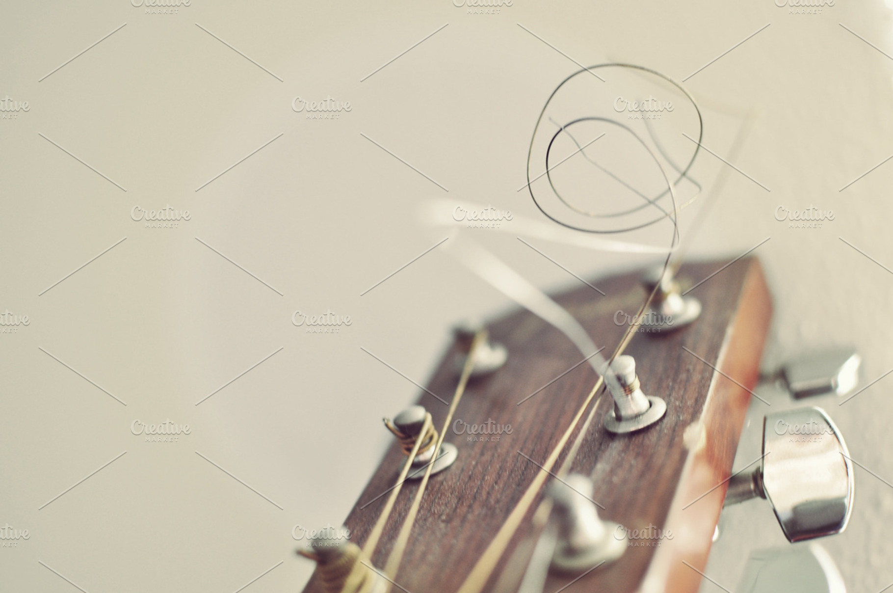 Guitar Strings Featuring Guitar Strings And Music