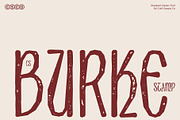 CS Burke Stamp, a Sans Serif Font by Craft Supply Co. (Thumbnail 1 of 8)