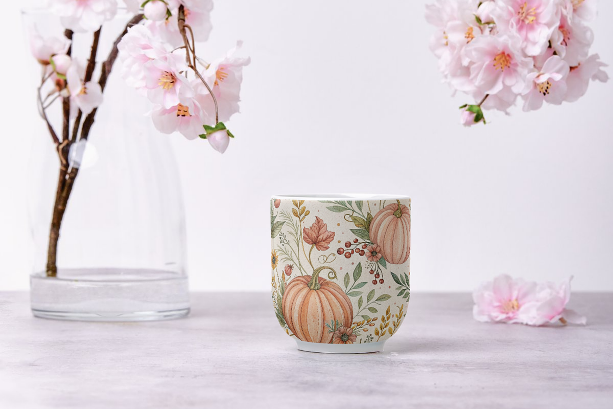 Vintage Pumpkin Botanical Pattern, a Pattern Graphic by FloridPrintables (Photo 8 of 9)