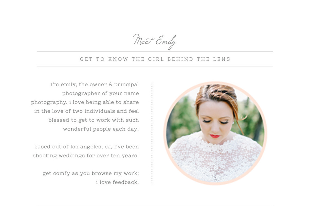 About Me Page Template, a Flyer Template by roselindoco (Photo 3 of 4)