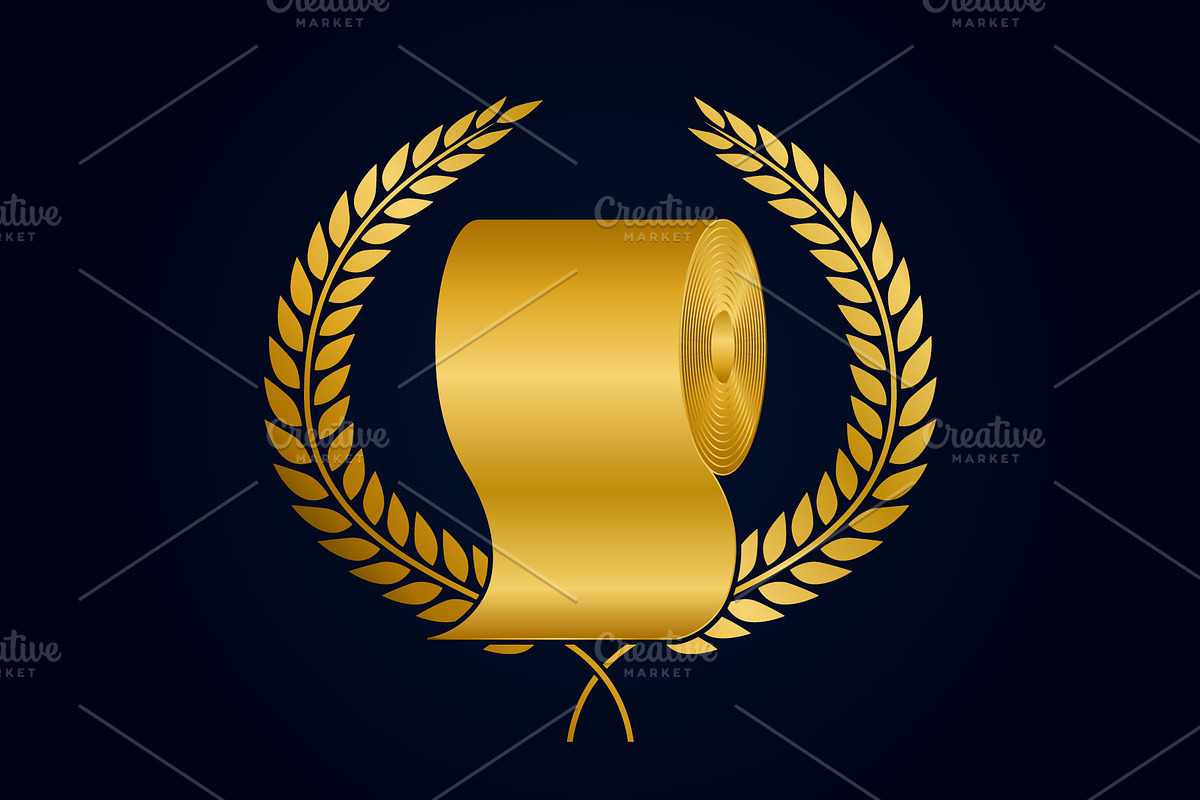 Golden Reward Wreath + Fun Bonus, an Object Graphic by Plaid4You (Photo 4 of 9)