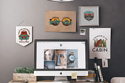 Retro Camp Badges Logos. Part 4, a Branding & Logo Template by JeksonGraphics (Thumbnail 8 of 11)