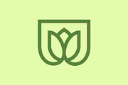 Letter U Flower Logo Design, a Branding & Logo Template by Buqancreative (Thumbnail 1 of 4)