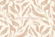 Hand Painted Leaves, a Wallpaper Graphic by MalyskaStudio (Thumbnail 1 of 6)
