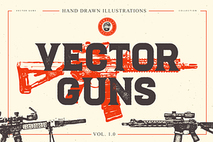 VECTOR GUNS HAND DRAWN BUNDLE 1.0