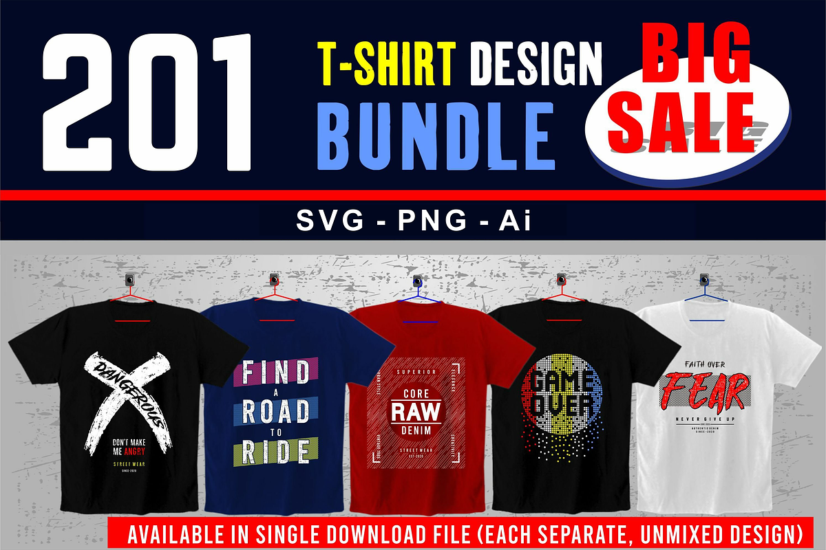 T shirt Design Mega Bundle, an Object Graphic by D2PUTRI (Photo 4 of 37)
