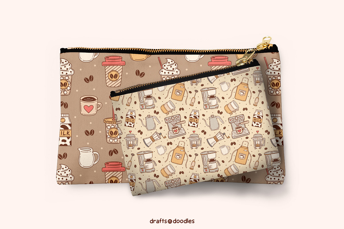 Cafe and Bakery Clipart and Patterns, a Food Illustration by Drafts n Doodles (Photo 11 of 12)