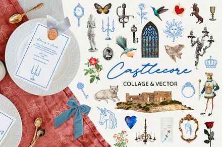 Castlecore collage creator & vectors