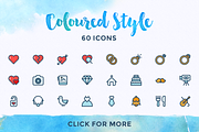 WEDDING ICONS, an Outline Icon by Limitless (Thumbnail 3 of 5)