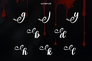 Bloody | Script Font, a Handwritten Font by Scratchones (Thumbnail 8 of 9)