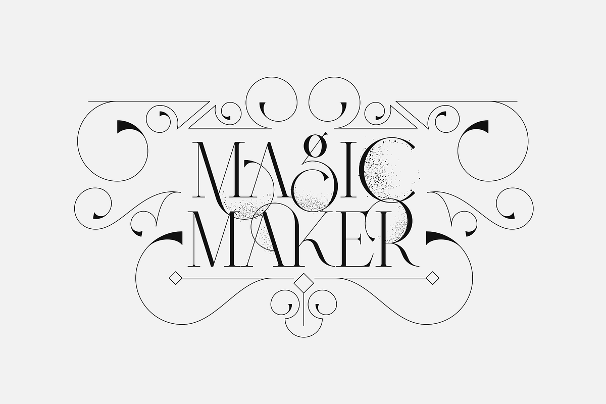 Type Monster - Elegant Font + Extras, a Serif Font by VP Fonts (Photo 5 of 15)