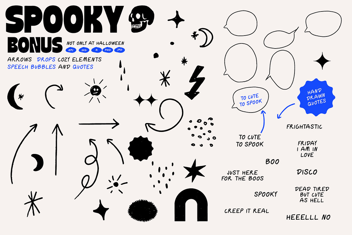 Spooky funny vector illustration, an Illustration by dicreate (Photo 5 of 11)