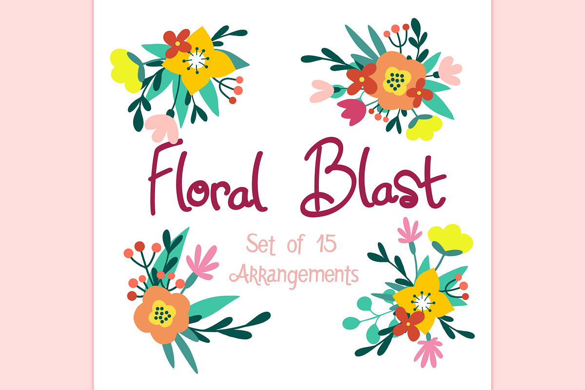 Floral Blast, a Decorative Illustration by Anna Krestiannykova (Photo 1 of 5)