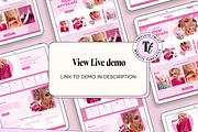 Pink Wix Studio Website Template, a Wix Template by Template Twist Shop (Thumbnail 3 of 9)