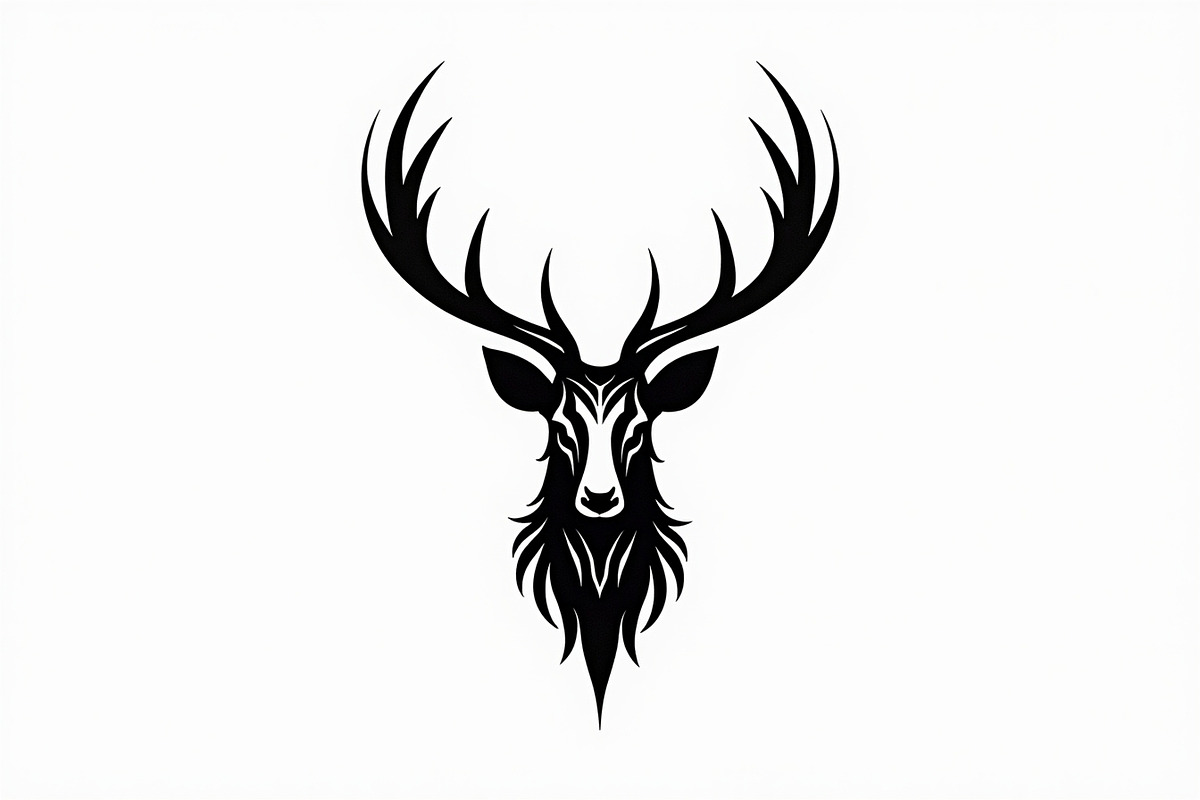 Majestic Deer Silhouette Bundle, an Illustration by jahid234 (Photo 6 of 7)