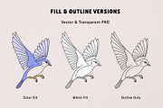 Wild Garden Vector Collection, a Pattern Graphic by rouxsupplyco (Thumbnail 10 of 13)