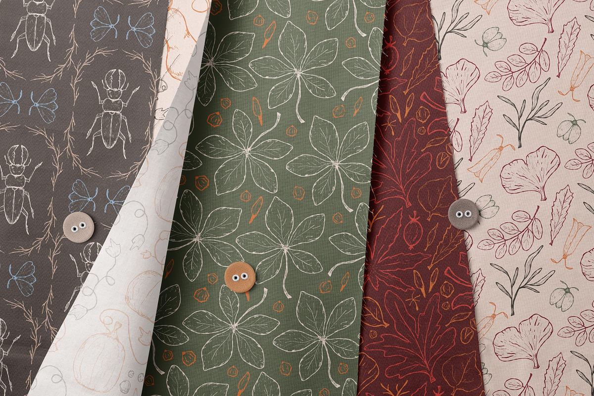 Autumn botanical hand-drawn graphics, a Decorative Illustration by CapriceMeDesigns (Photo 10 of 11)
