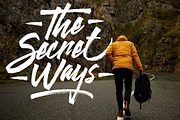 City Bustle brush font, a Script Font by Qiwbrother Studio (Thumbnail 3 of 8)