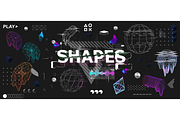 Glitch trendy shapes collection, an Illustration by SergeyBitos (Thumbnail 5 of 6)