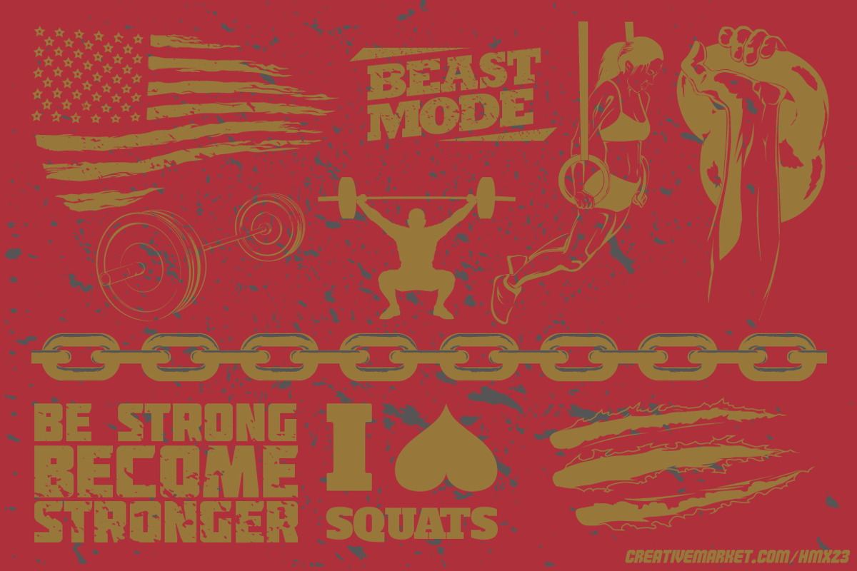 Crossfit Pack 2 | Vector, a Texture Illustration by HMX23 (Photo 1 of 4)