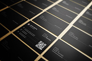 Creative Black business Card, a Business Card Template by bouncy (Thumbnail 2 of 4)
